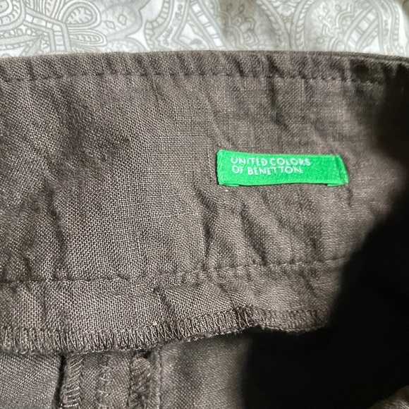 Chocolate linen skirt - Picture 2 of 5